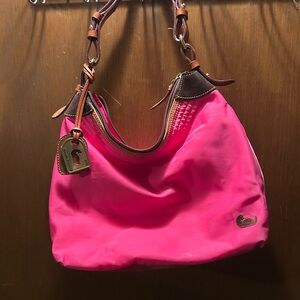 Dooney & Bourke Vibrant Pink Hobo Bag